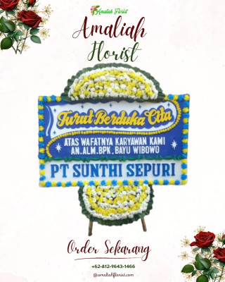 Papan Bunga Duka di Margalaksana