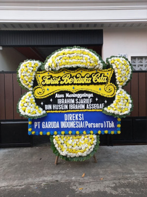 Papan Bunga Duka di Margalaksana