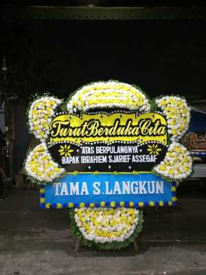 Papan Bunga Duka di Margalaksana