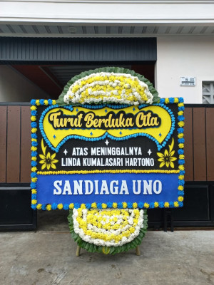 Papan Bunga Duka di Margalaksana